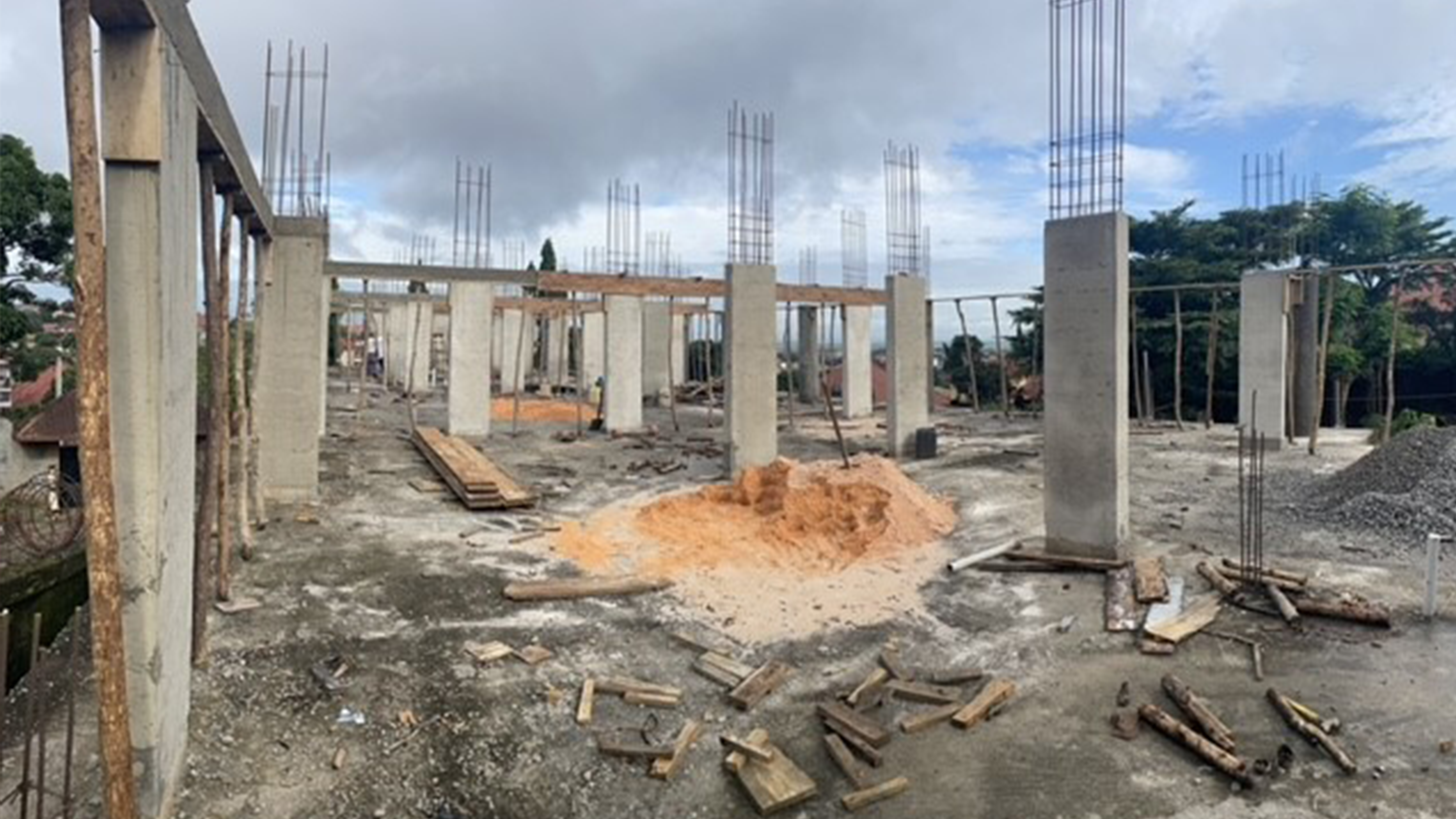 construction of building